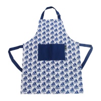 Blue Sailing Apron by Hinchcliffe and Barber